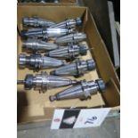 CAT-40 Taper ER25 Collet Chucks (10) (SOLD AS-IS - NO WARRANTY)