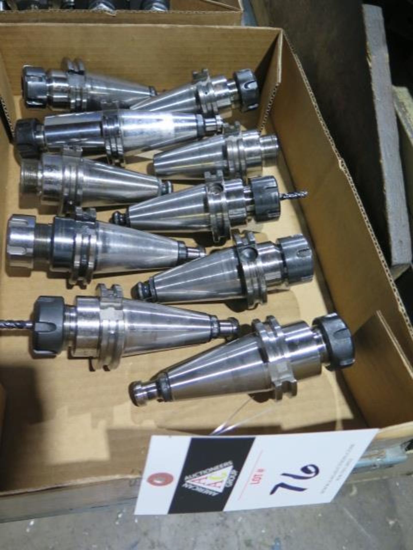 CAT-40 Taper ER25 Collet Chucks (10) (SOLD AS-IS - NO WARRANTY)