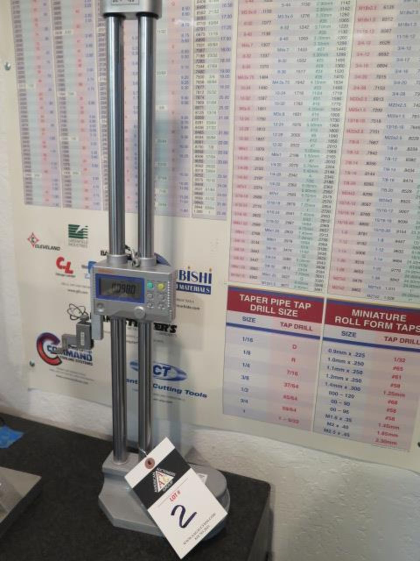 Mitutoyo 18” Digital Height Gage (SOLD AS-IS - NO WARRANTY)