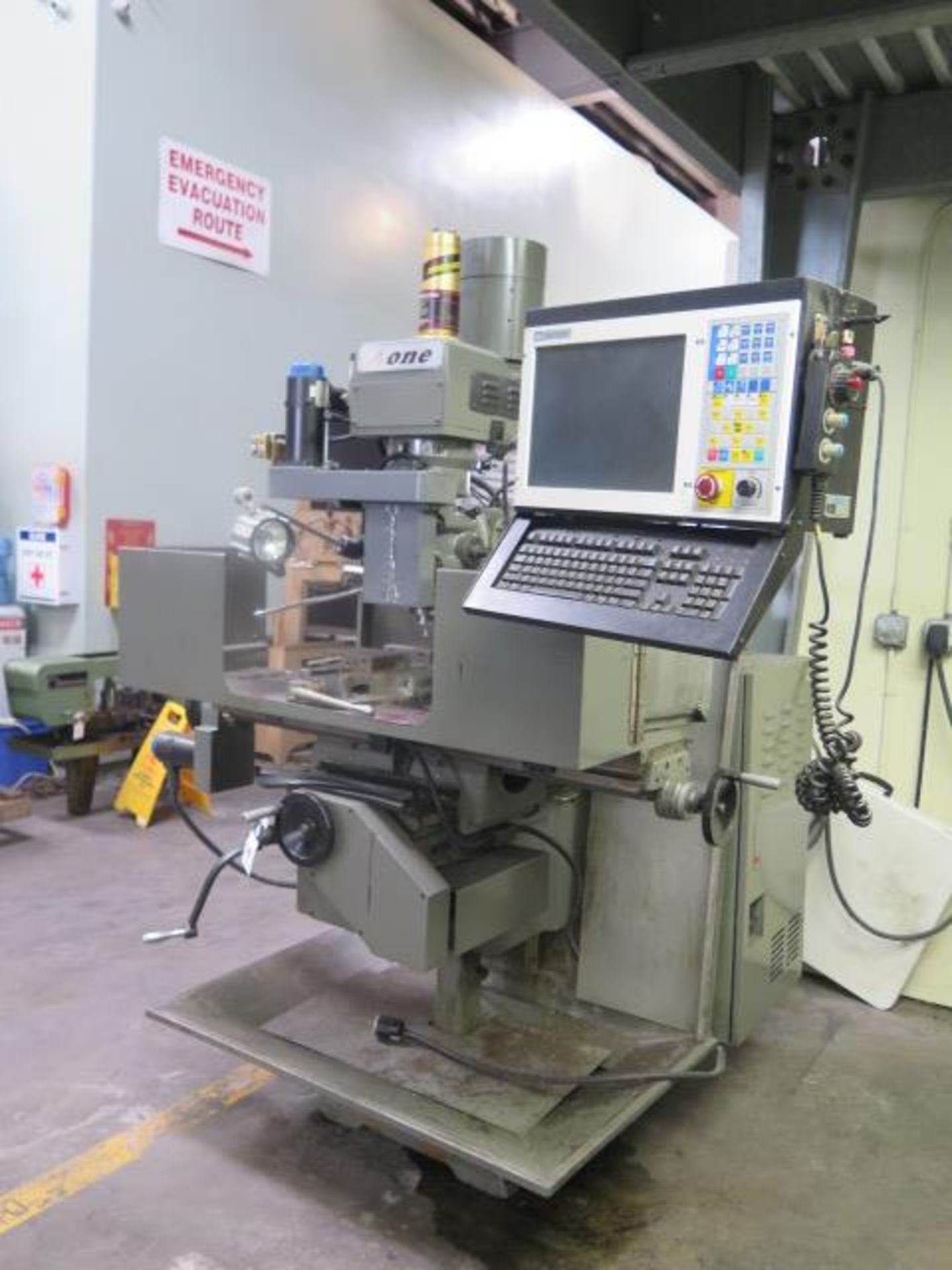 2006 Atrump “A One” 3VK WVERTER 3-Axis CNC Vertical Mill s/n 95041 w/ Centroid Controls, Hand Wheel, - Image 3 of 12