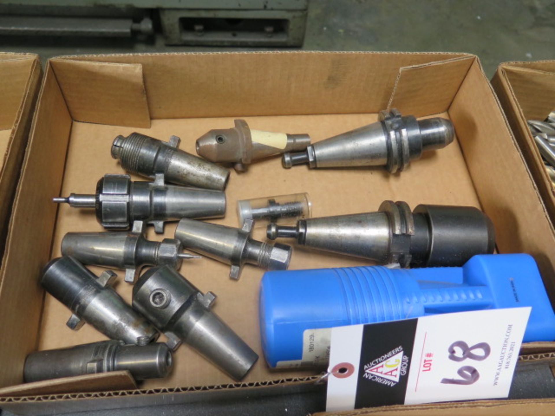 CAT-40 Taper Tooling (3) and Universal Quick-Switch Taper Tooling (8) (SOLD AS-IS - NO WARRANTY)