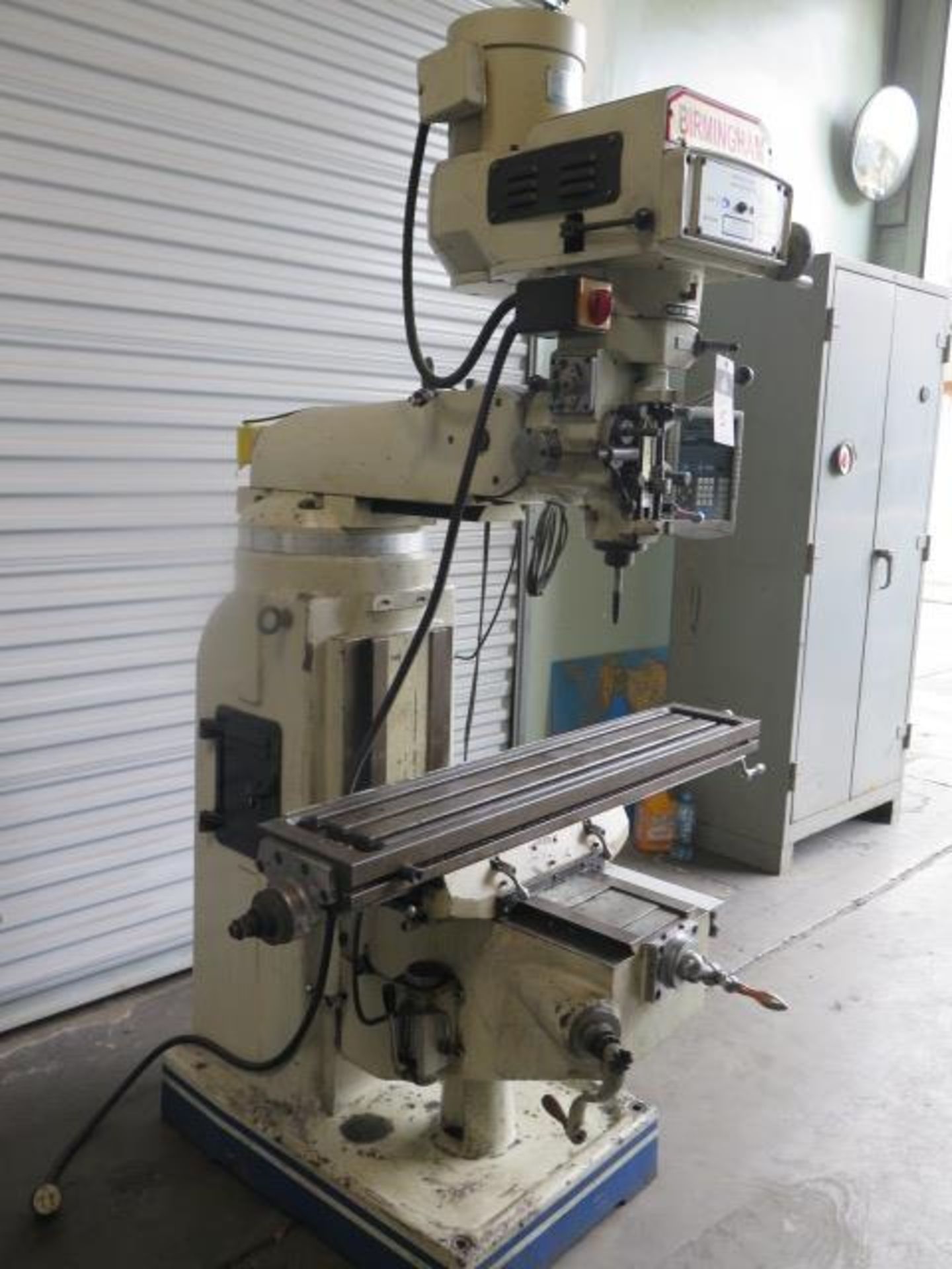 2006 Birmingham X6323A Vertical Mill s/n 063416 w/ Newall C80 Programmable DRO, 3Hp Motor,SOLD AS IS - Image 3 of 11