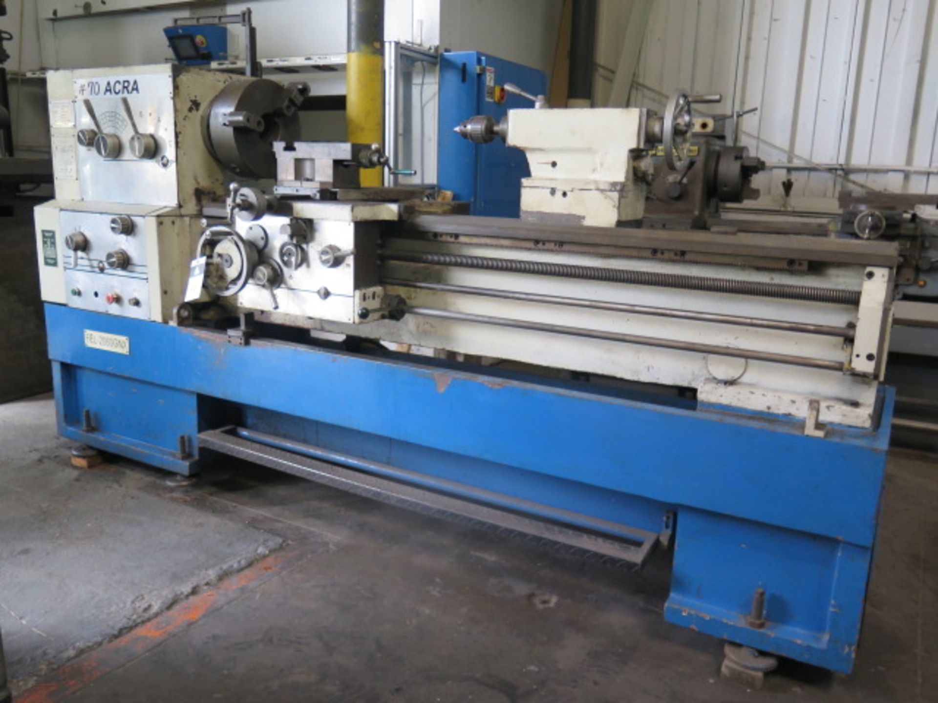 Acra FEL-2060GNX 20” x 60” Geared Head Gap Lathe w/ 32-1500 RPM, 3 1/8” Thru Spindle Bore,SOLD AS IS - Image 3 of 16