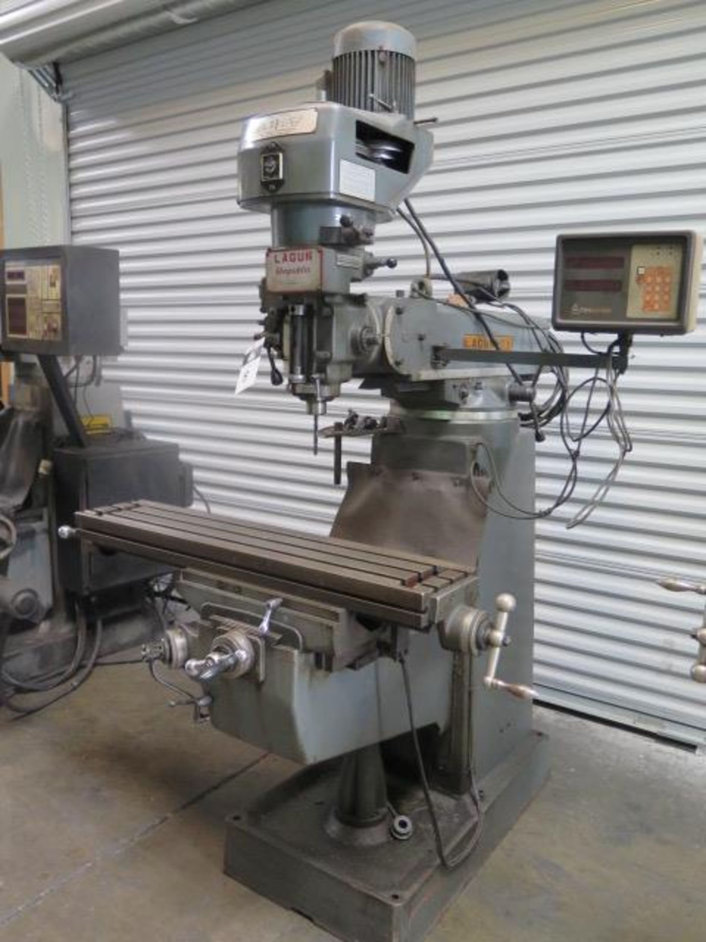 Lagun FT-1 Vertical Mill w/ Anilam Wizard DRO, 55-2940 RPM, 8-Speeds, 9” x 42” Table SOLD AS-IS - Image 2 of 9