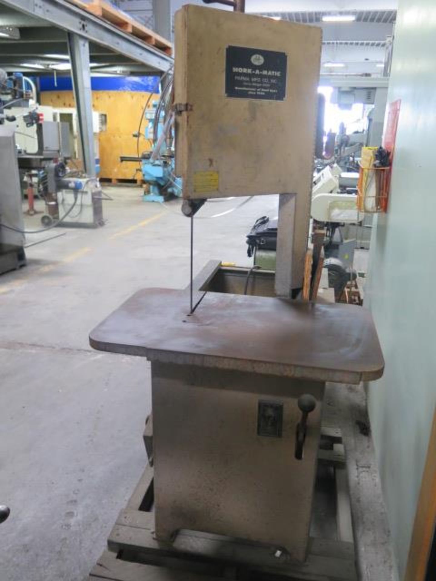 PMC “Work-A-Matic” 9” Vertical Band Saw w/ 18” x 29” Table (SOLD AS-IS - NO WARRANTY)