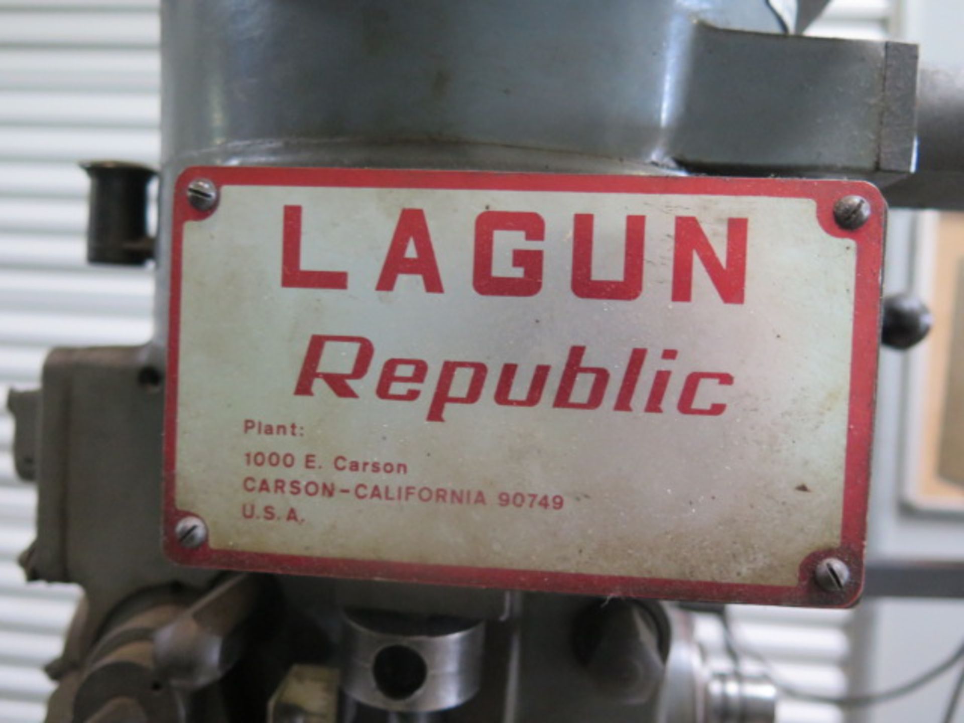 Lagun FT-1 Vertical Mill w/ Anilam Wizard DRO, 55-2940 RPM, 8-Speeds, 9” x 42” Table SOLD AS-IS - Image 9 of 9