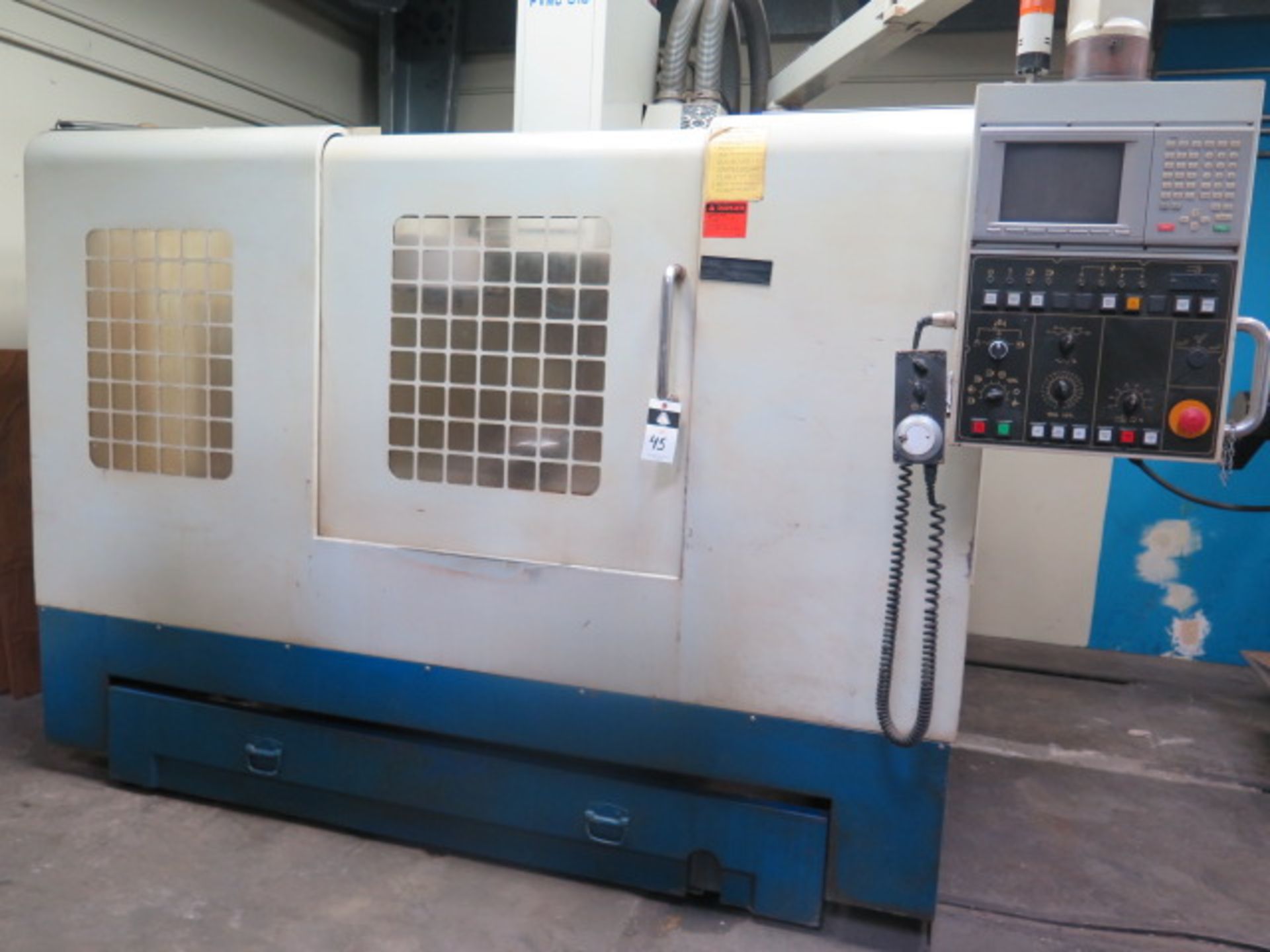 Acra FVMC-810 CNC VMC s/n V3013 w/ Mitsubishi Controls, 16-Station ATC, SOLD AS IS