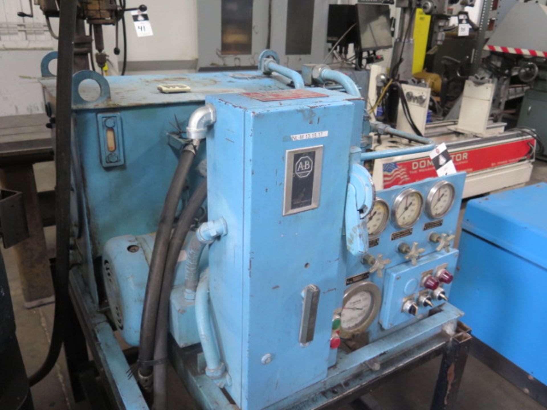 Paul-Munroe Hydraulics 4-Post Hot Stamping Press (SOLD AS-IS - NO WARRANTY) - Image 8 of 11