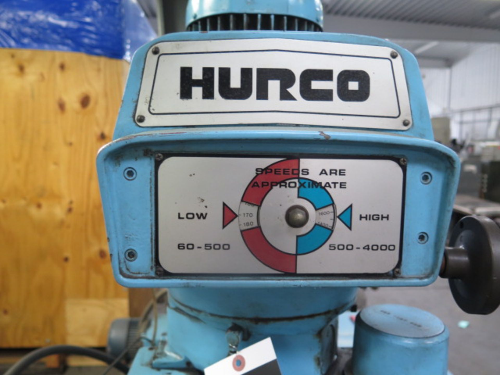 Hurco 3-Axis CNC Vertical Mill s/n SDX-8016074A w/ Centroid Controls, 60-4200 Dial RPM, SOLD AS IS - Image 11 of 12