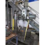 Willis-Bergo FS-1000 8” Column x 24” Radial Arm Drill w/ Power Column and Feeds, SOLD AS IS