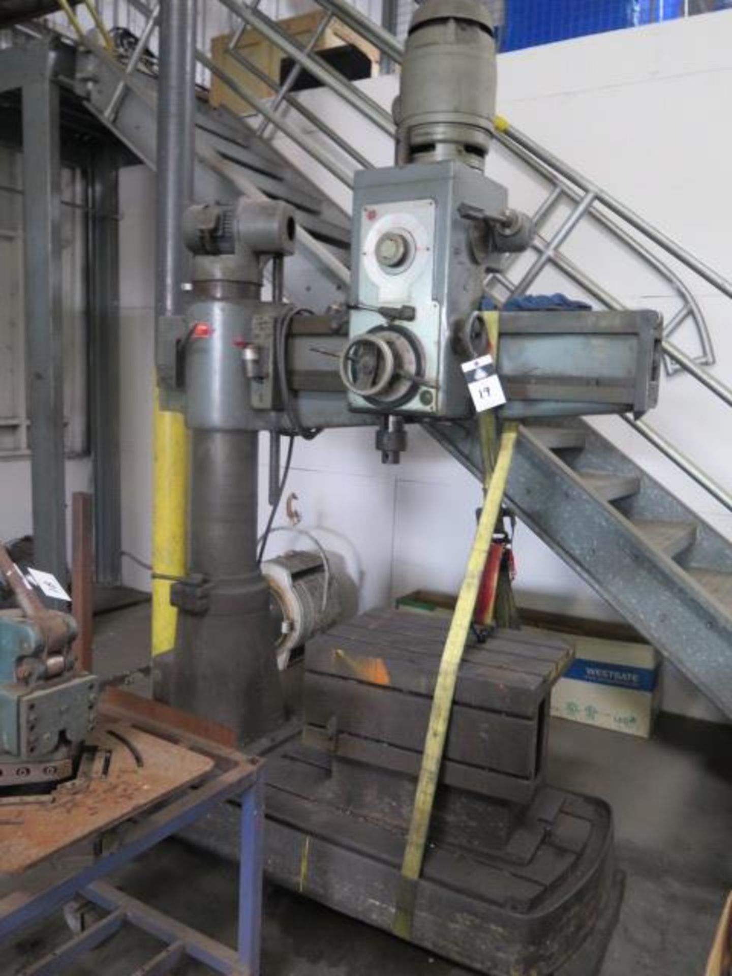 Willis-Bergo FS-1000 8” Column x 24” Radial Arm Drill w/ Power Column and Feeds, SOLD AS IS