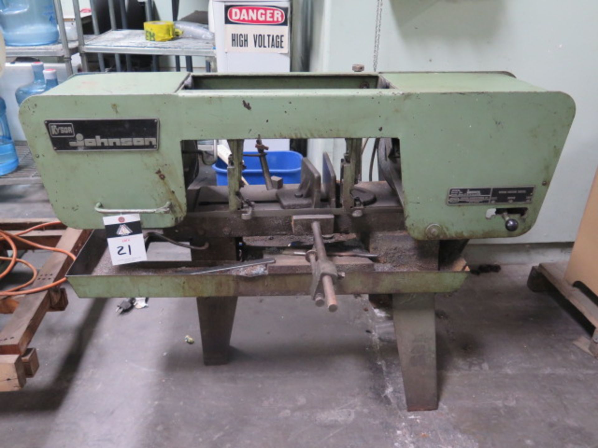 Kysor Johnson mdl. R Horizontal Band Saw s/n 2828 w/ Manual Clamping (SOLD AS-IS - NO WARRANTY)
