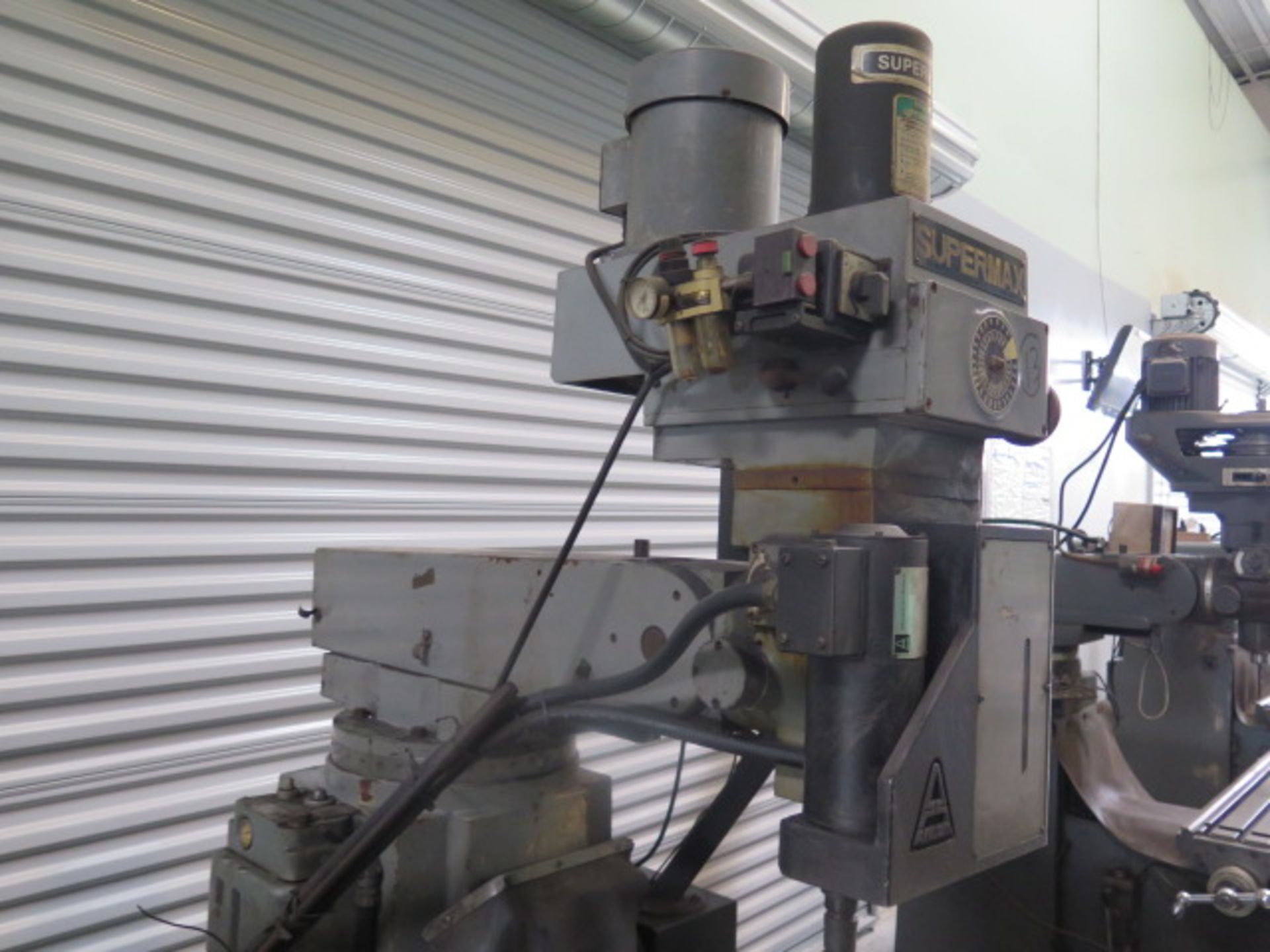 Supermax 3-Axis CNC Vertical Mill w/ Anilam Crusader II Controls, 60-4200 Dial Change RPM, Power - Image 9 of 10