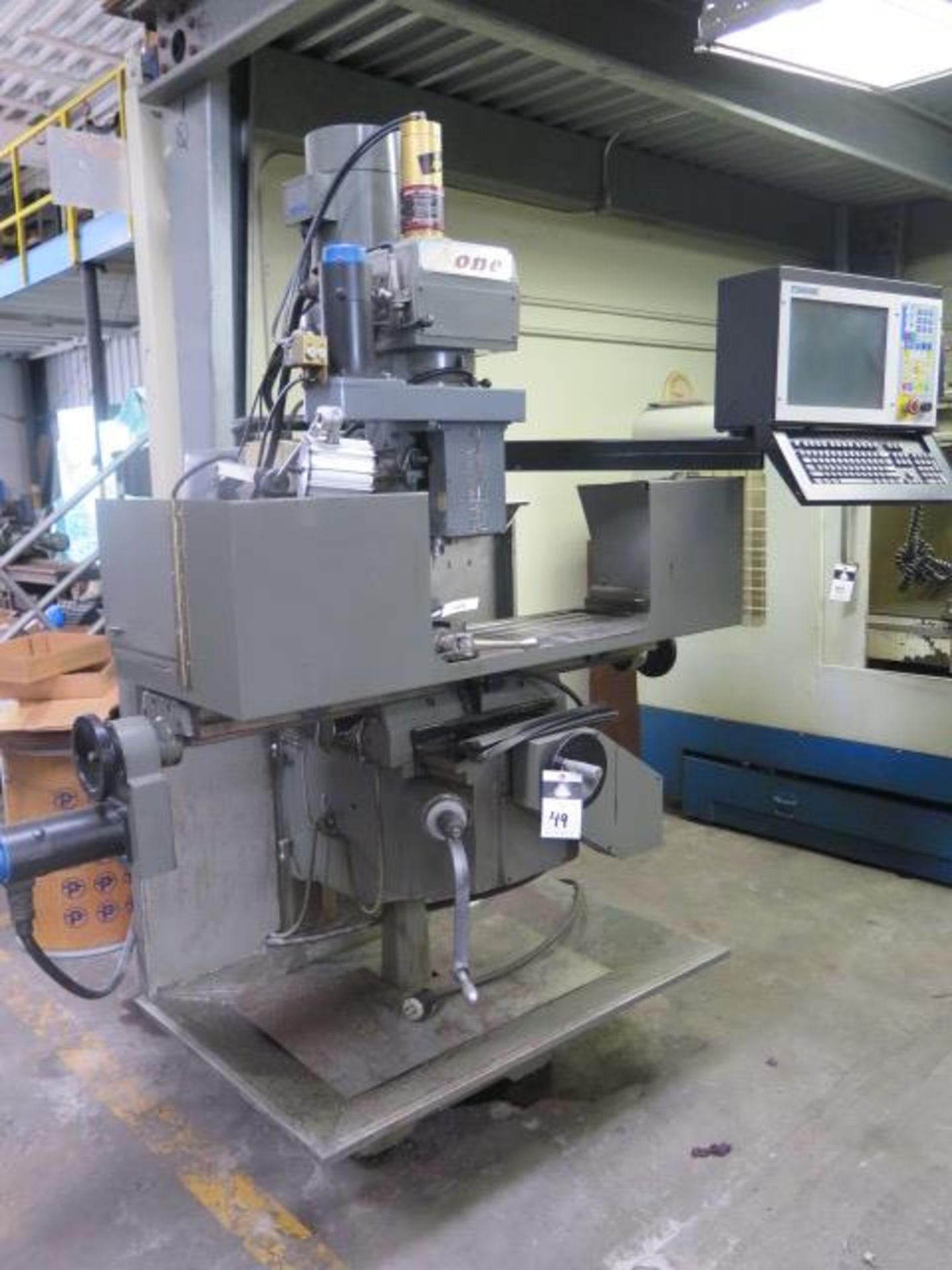 2006 Atrump “A One” 3VK WVERTER 3-Axis CNC Vertical Mill s/n 95041 w/ Centroid Controls, Hand Wheel, - Image 2 of 12