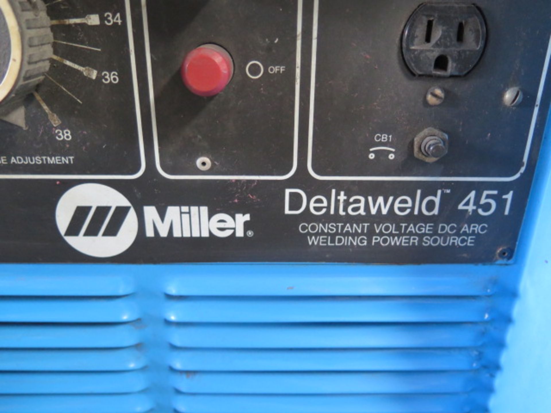 Miller Deltaweld 451 CV-DC Arc Welding Power Source (SOLD AS-IS - NO WARRANTY) - Image 4 of 4