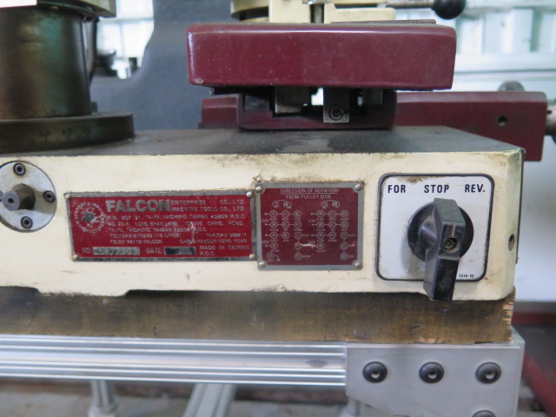 Falcon Endmill Grinder s/n I5872003 w/ Air Fixture, Diamond Wheel (SOLD AS-IS - NO WARRANTY) - Image 7 of 8