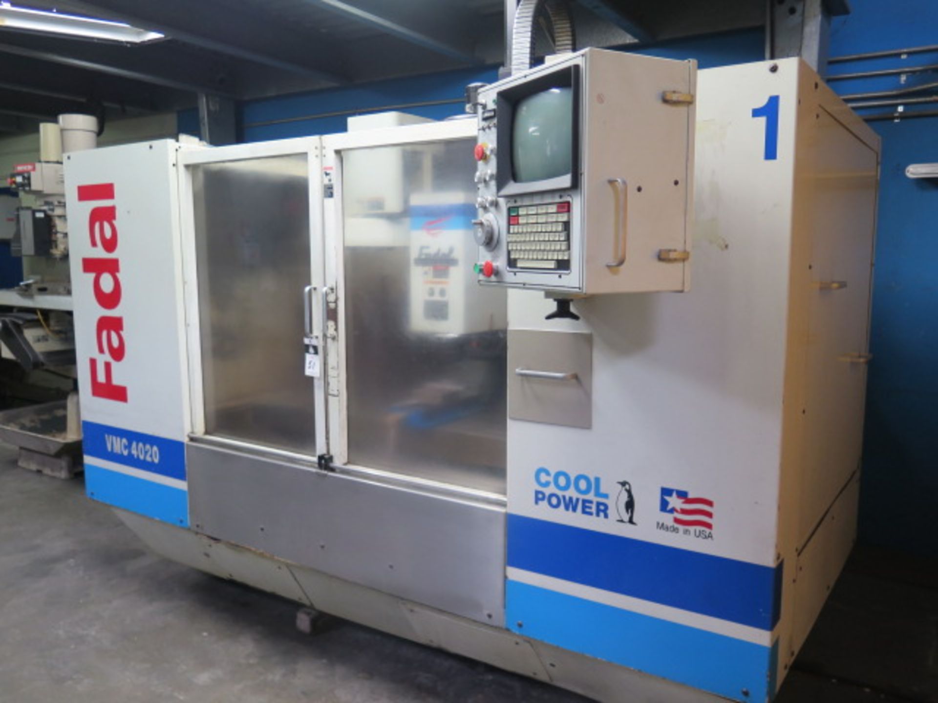 Fadal VMC4020HT 4-Axis CNC Vertical Machining Center s/n 8808659 (MISSING CONTROL BOARDS) w/ Fadal - Image 2 of 16