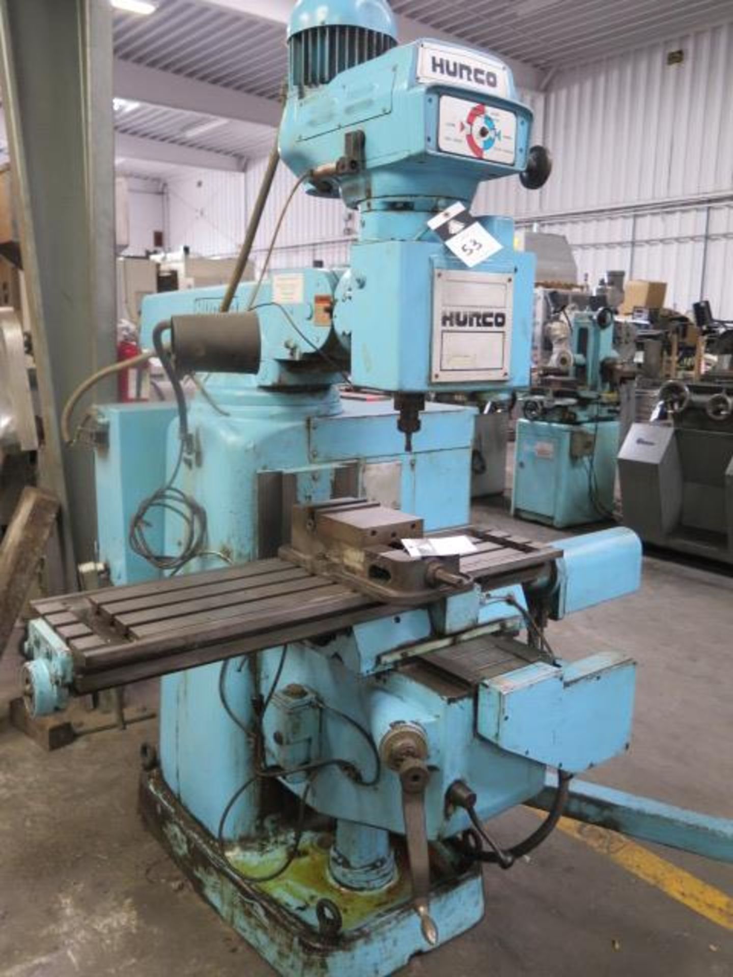 Hurco 3-Axis CNC Vertical Mill s/n SDX-8016074A w/ Centroid Controls, 60-4200 Dial RPM, SOLD AS IS - Image 2 of 12