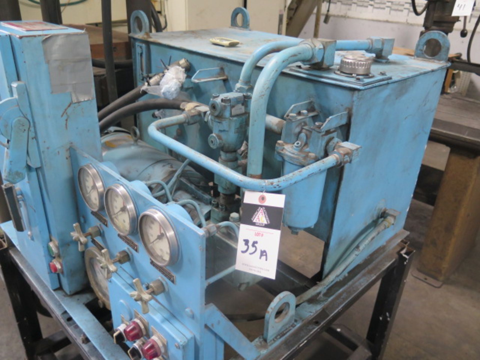 Paul-Munroe Hydraulics 4-Post Hot Stamping Press (SOLD AS-IS - NO WARRANTY) - Image 10 of 11