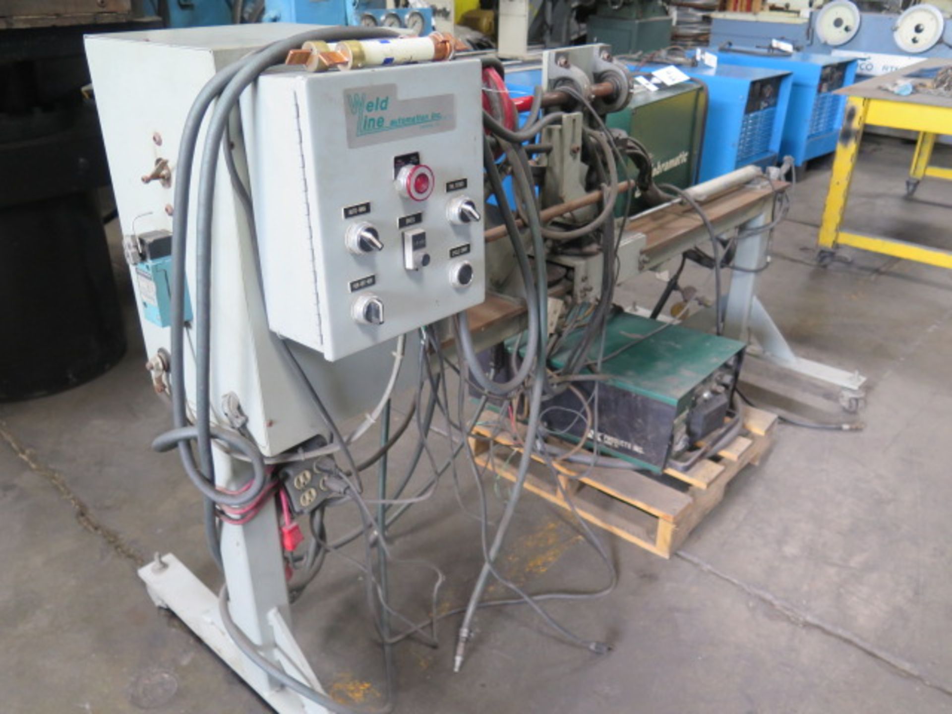 Weld Line Automation Syst Automated Seam Welder w/n MK2000A 300 Amp CV-CC Pulsed Welding, SOLD AS IS - Image 3 of 13