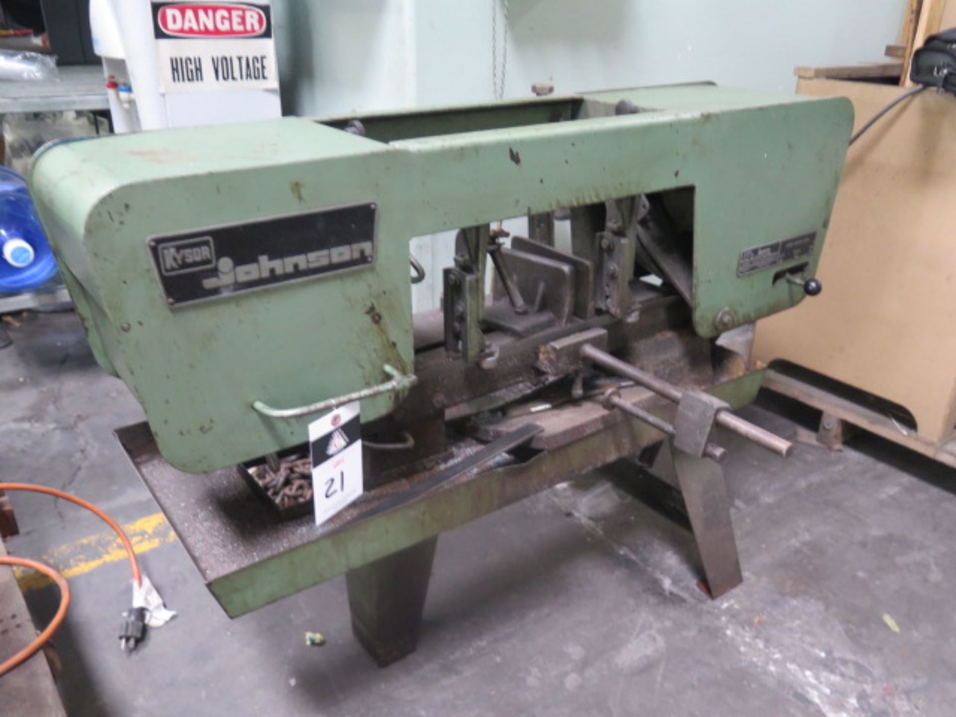 Kysor Johnson mdl. R Horizontal Band Saw s/n 2828 w/ Manual Clamping (SOLD AS-IS - NO WARRANTY) - Image 3 of 6