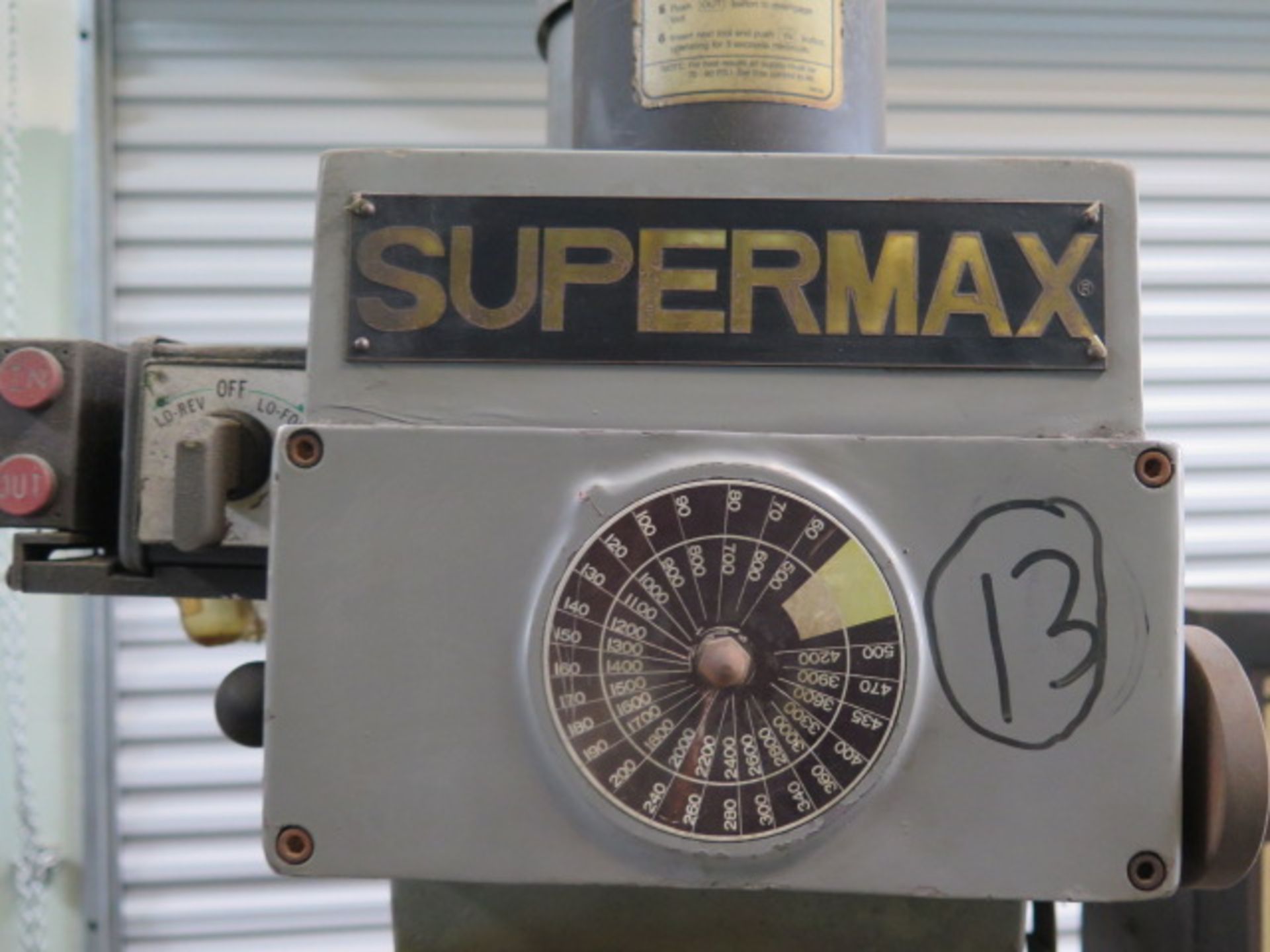 Supermax 3-Axis CNC Vertical Mill w/ Anilam Crusader II Controls, 60-4200 Dial Change RPM, Power - Image 10 of 10
