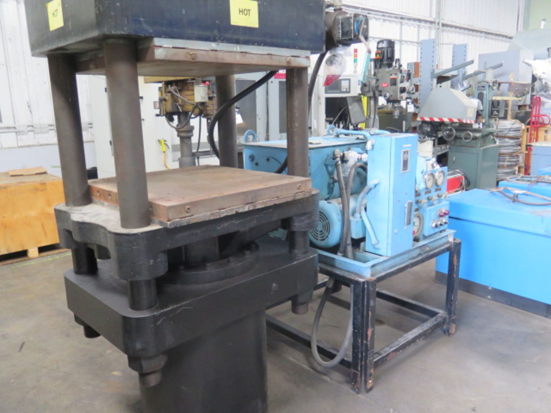 Paul-Munroe Hydraulics 4-Post Hot Stamping Press (SOLD AS-IS - NO WARRANTY) - Image 2 of 11
