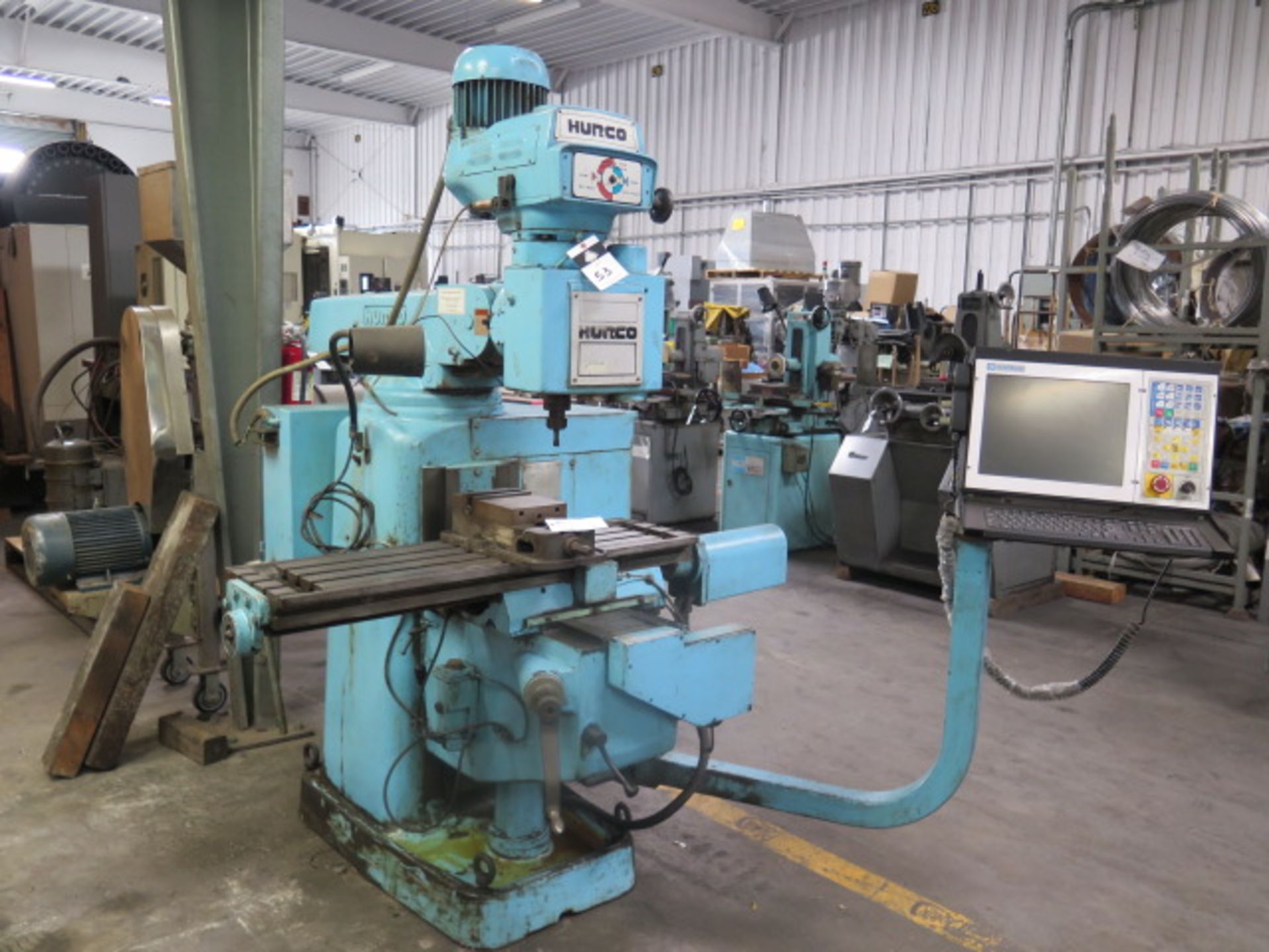 Hurco 3-Axis CNC Vertical Mill s/n SDX-8016074A w/ Centroid Controls, 60-4200 Dial RPM, SOLD AS IS