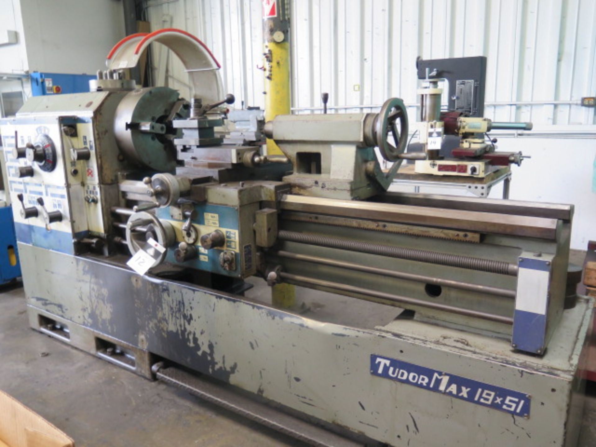 Tuda TudoMax 19X51 19” x 51” Geared Head Bed Lathe w/ 25-1800 RPM, 3” Thru Spindle Bore, SOLD AS IS - Image 2 of 17