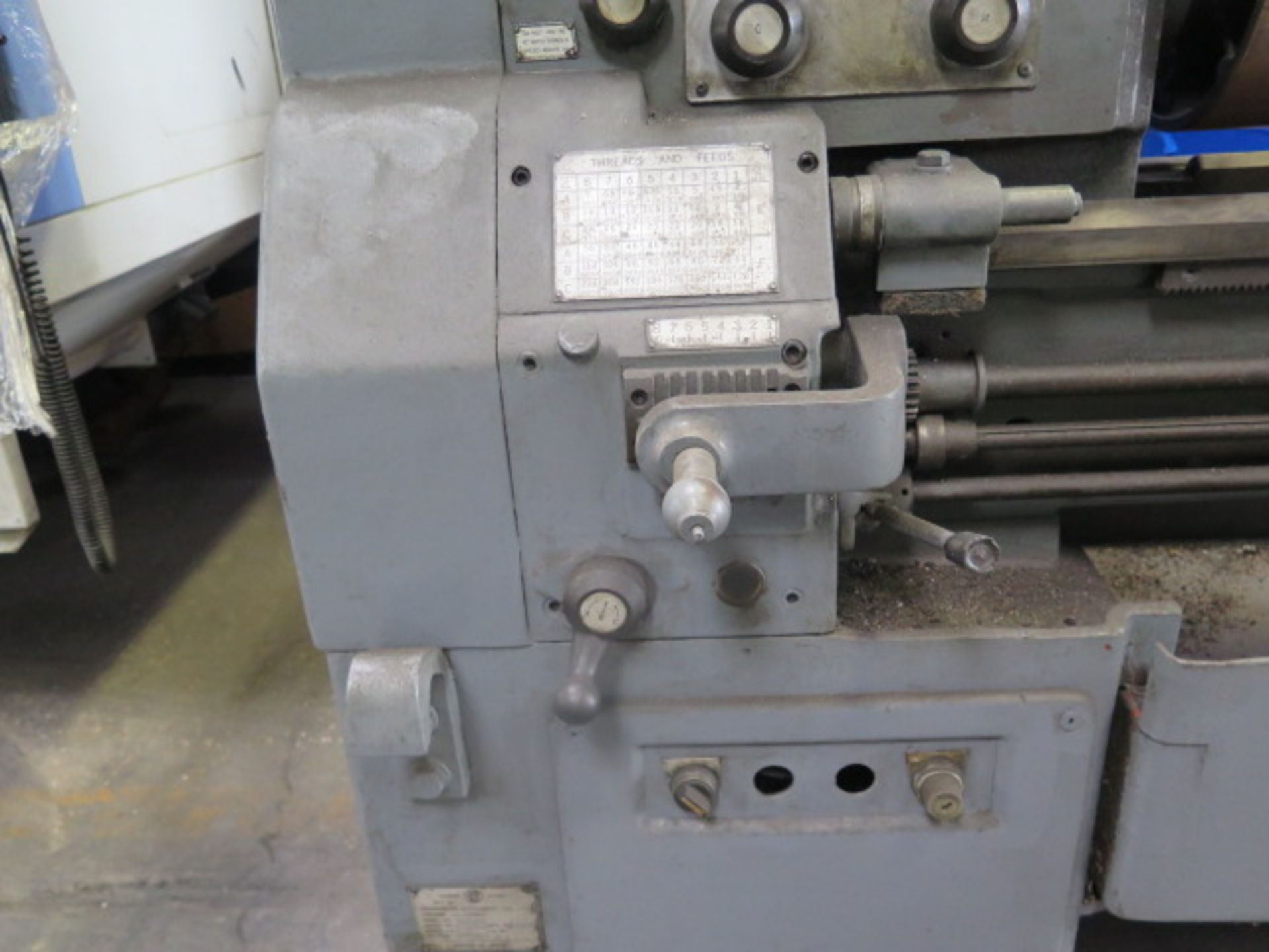 LeBlond 16” x 42” Geared Head Lathe w/ 50-1850 RPM, Inch Threading, 12” 4-Jaw Chuck, SOLD AS IS - Image 6 of 12