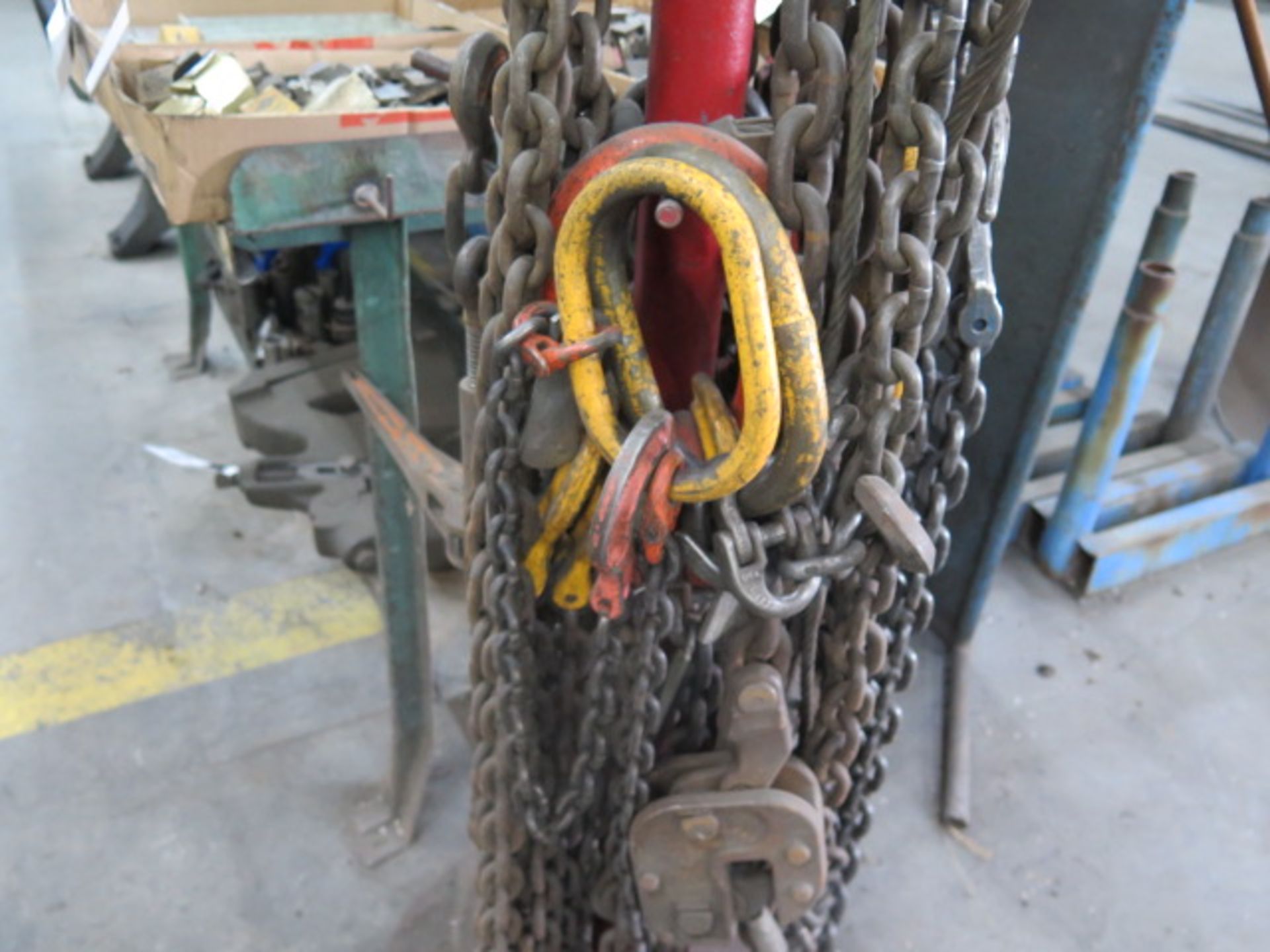 Chain Slings w/ Rack (SOLD AS-IS - NO WARRANTY) - Image 3 of 5