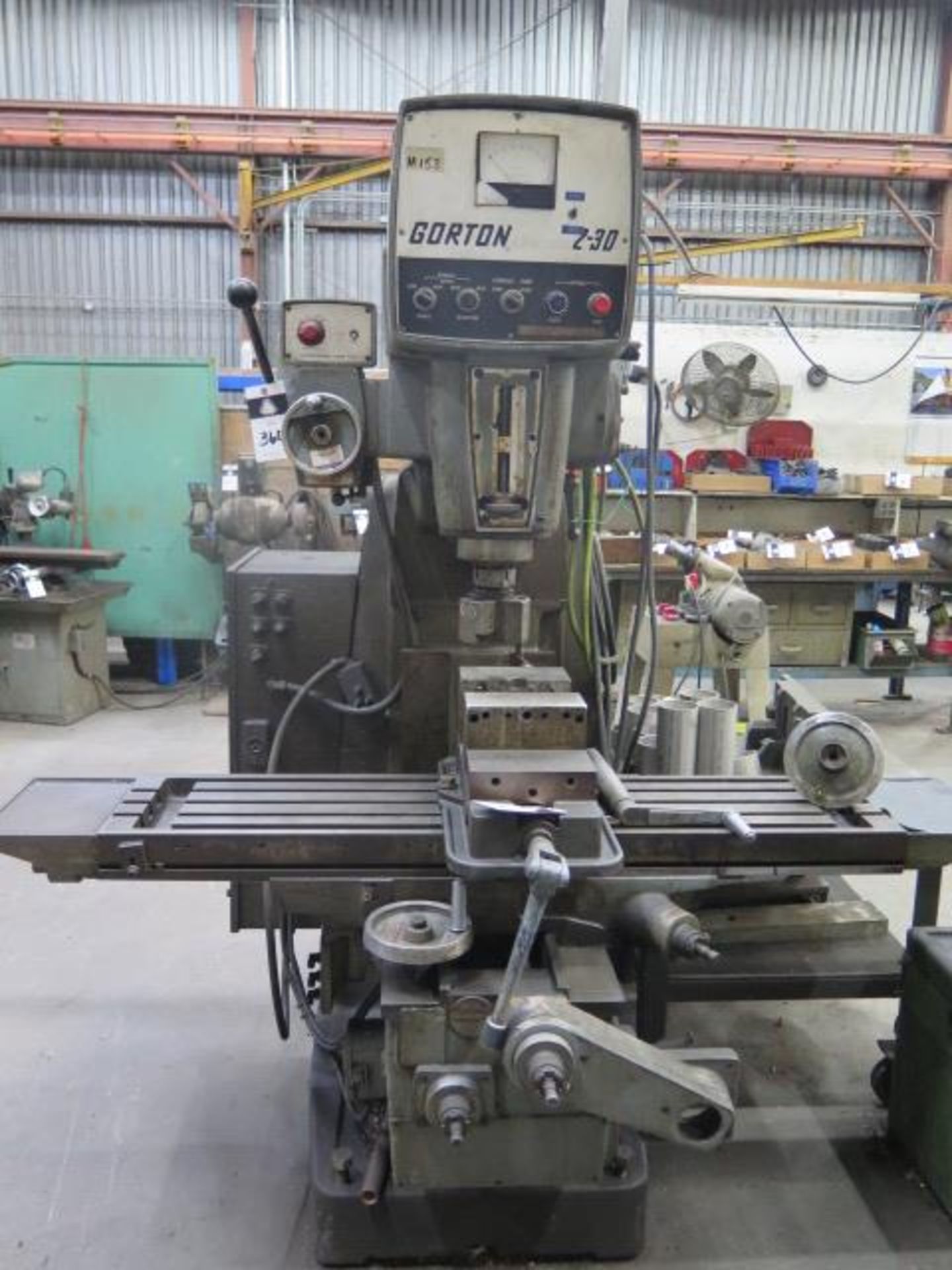 Gorton 2-30 Auto Trace Master Vertical Mill w/ Universal Kwik-Switch Taper Spindle, SOLD AS IS - Image 2 of 9