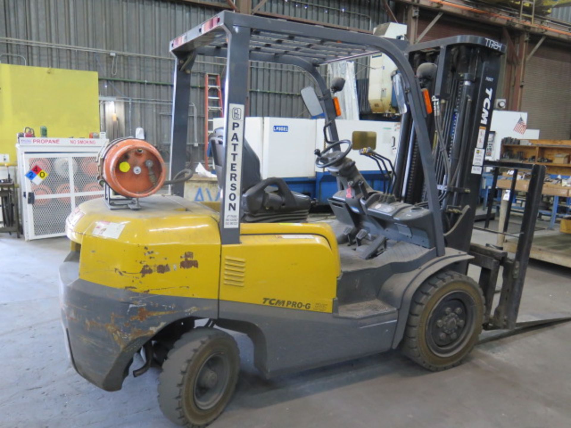 TCM PRO-G-25 6300 Lb Cap LPG Forklift s/n VFHM480-2Y5 / 100E-SSS-B08 w/ 3-Stage Mast, SOLD AS IS - Image 10 of 17