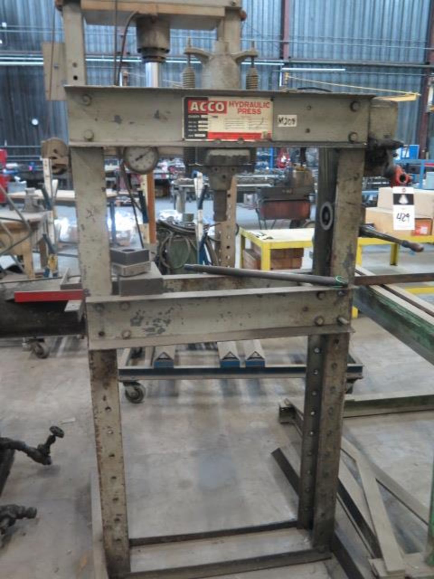 Acco HP-25M 25Ton Hydraulic H-Frame Press (SOLD AS-IS - NO WARRANTY)