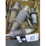 CAT-50 Taper Insert Mill Cutters (5) (SOLD AS-IS - NO WARRANTY)