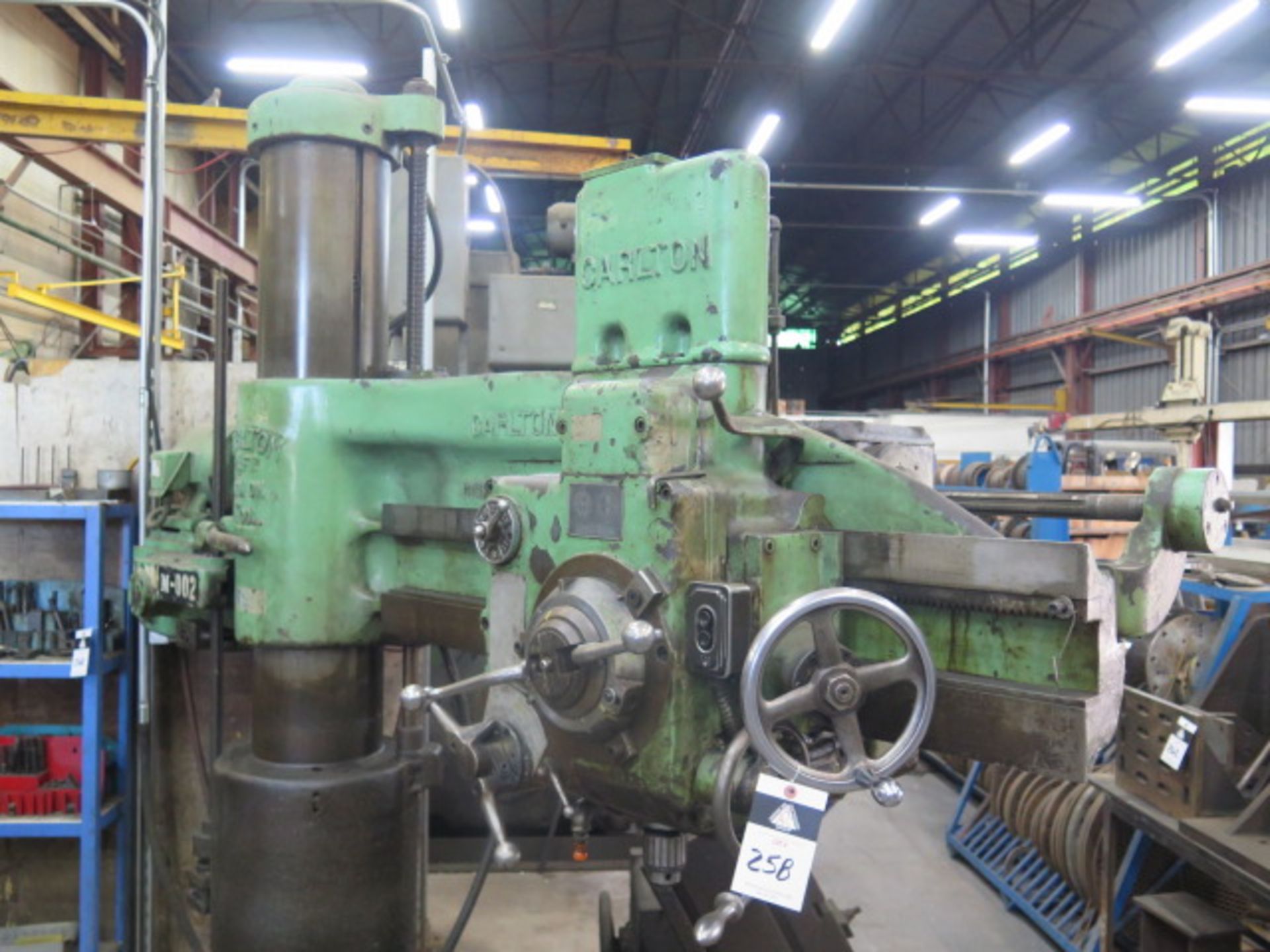 Carlton 11” Column x 48” Radial Arm Drill w/ 80-1500 RPM, Power Column and Feeds, SOLD AS IS - Image 3 of 10