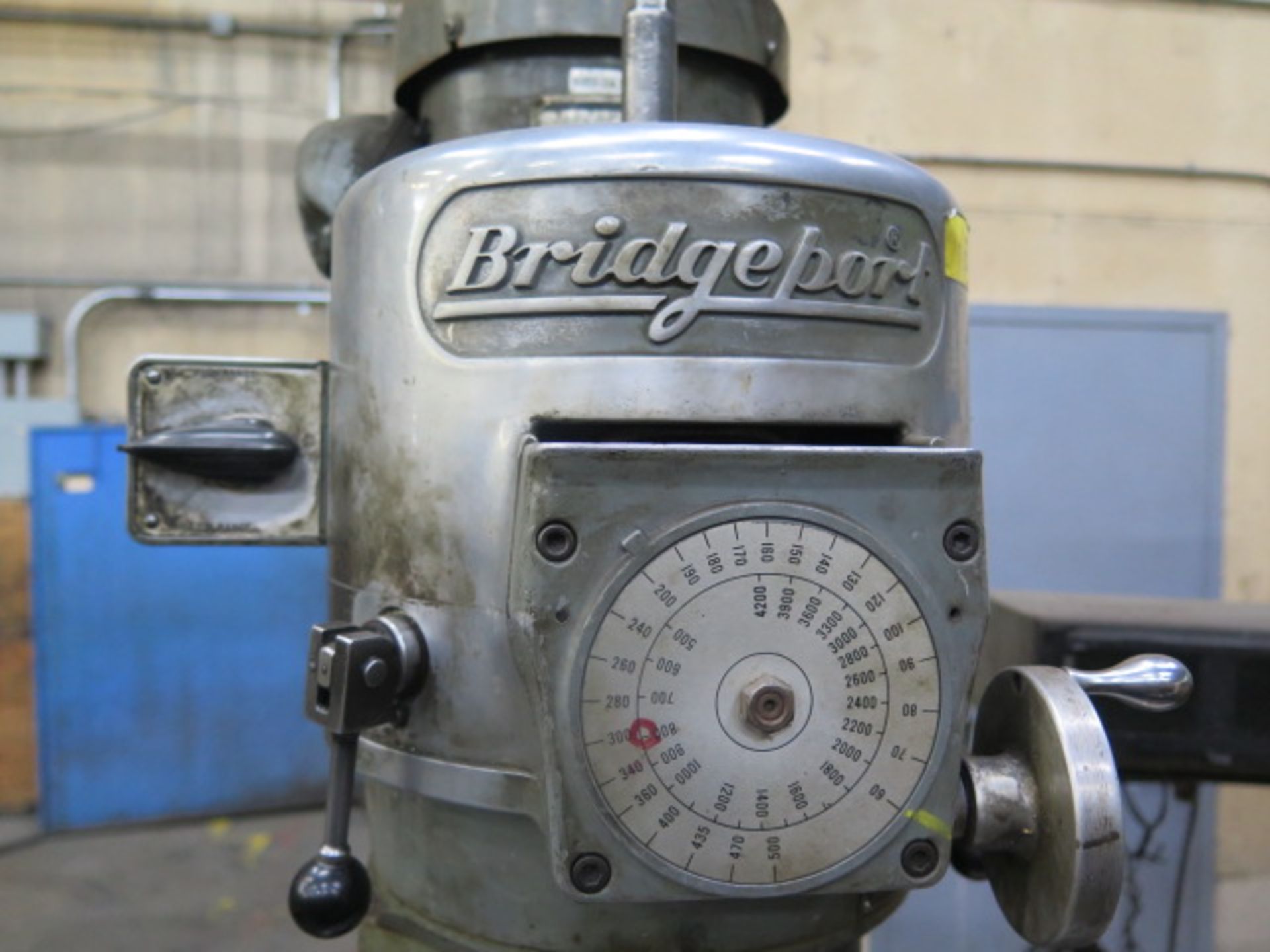 Bridgeport Vertical Mill s/n 201569 w/ Sony DRO, 2Hp Motor, 60-42” ial Change RPM, SOLD AS IS - Image 12 of 12