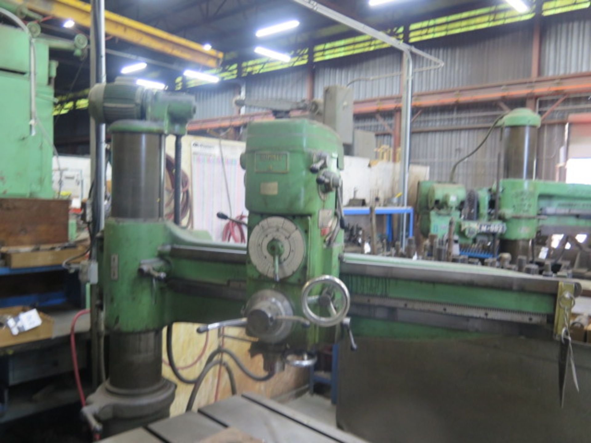 Summit 8” Column x 42” Radial Arm Drill w/ 60-2000 RPM, Power Column and Feeds, SOLD AS IS - Image 4 of 10