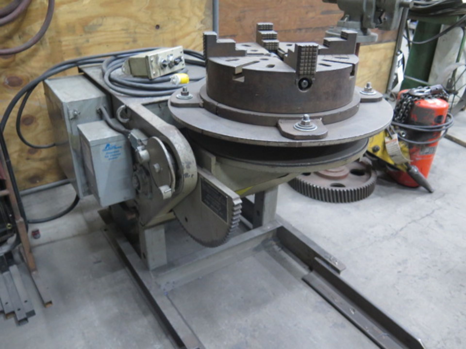 Koike Aronson 24” Welding Positioner s/n 011500 w/ 15” 4-Jaw Chuck (SOLD AS-IS - NO WARRANTY) - Image 4 of 7