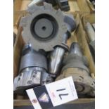 CAT-50 Taper Insert Shell Mills (4) (SOLD AS-IS - NO WARRANTY)