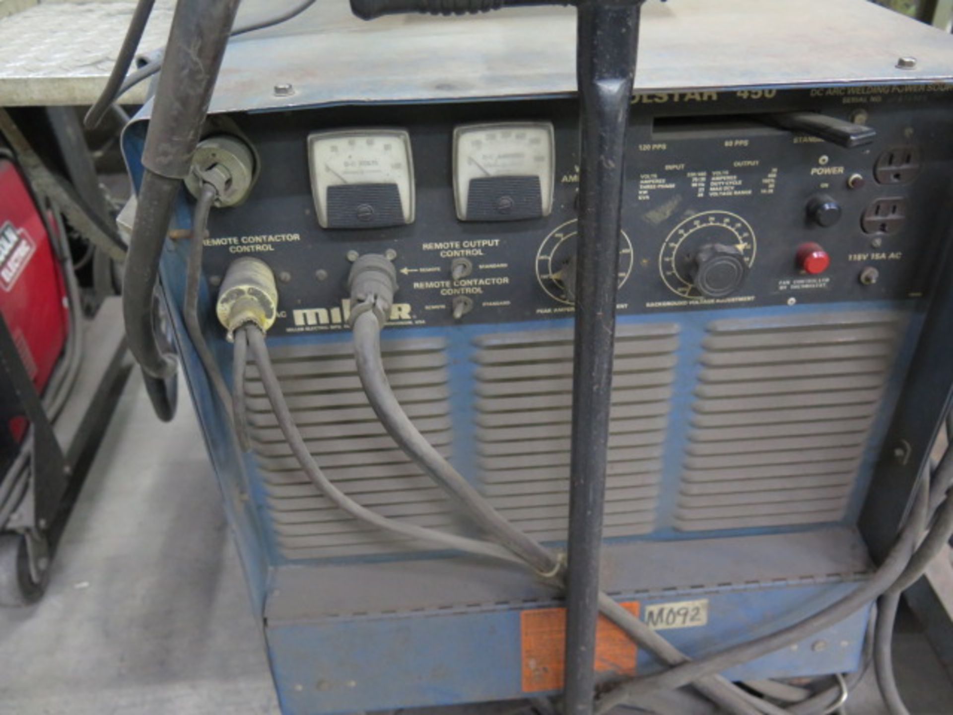 Miller Pulstar 450 Arc Welding Power Source w. Miller RDC PS1 Wire Feeder (SOLD AS-IS - NO - Image 4 of 7