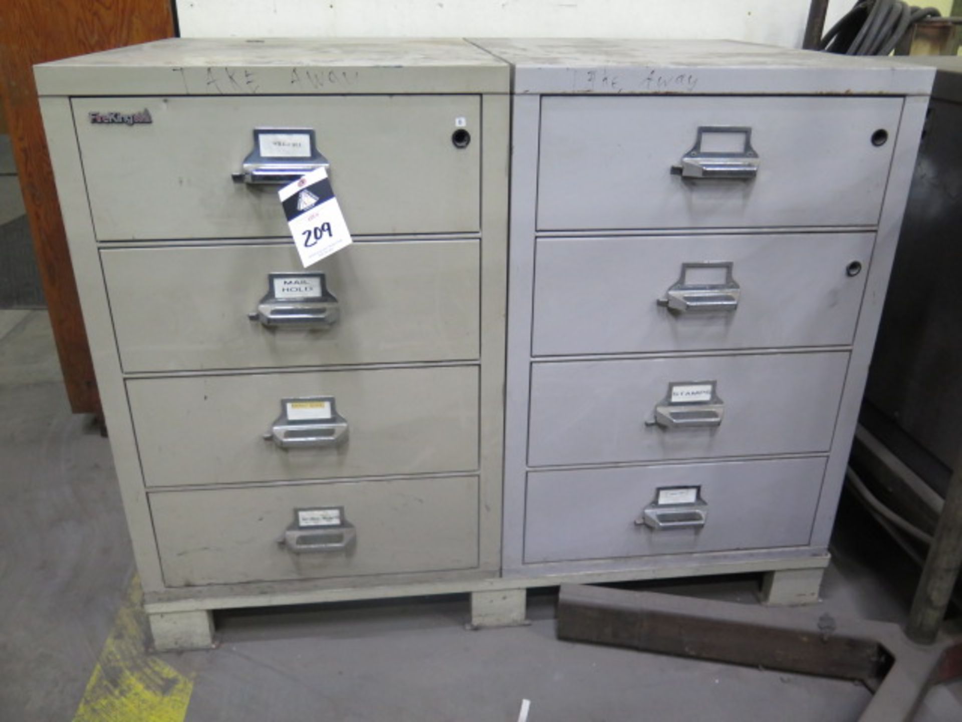 Fireproof Cabinets (2) (SOLD AS-IS - NO WARRANTY)