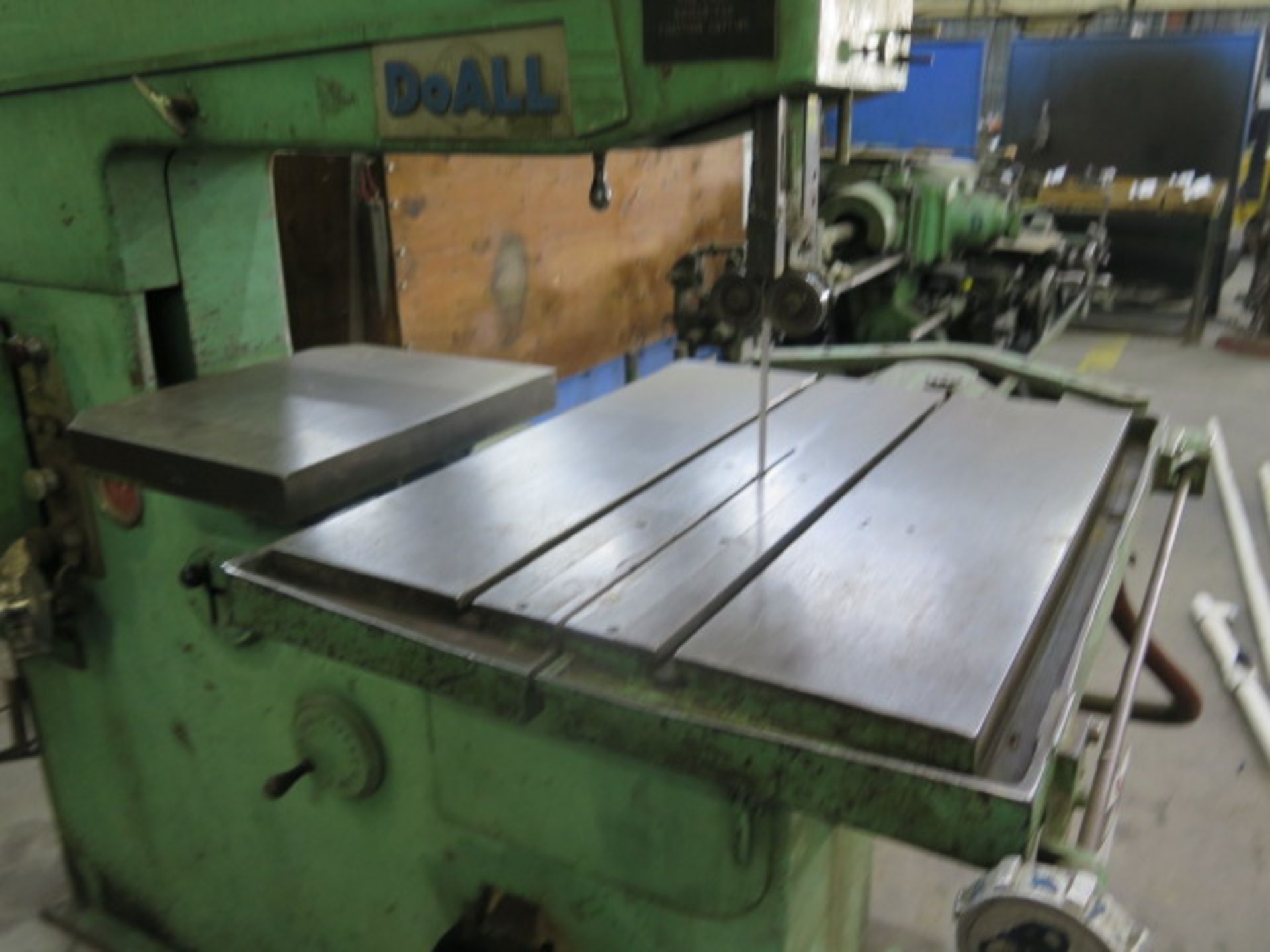 DoAll 36-3 36” Vertical Band Saw s/n 53-56296 w/ Blade Welder, 6000 Dial FPM, SOLD AS IS - Image 3 of 8