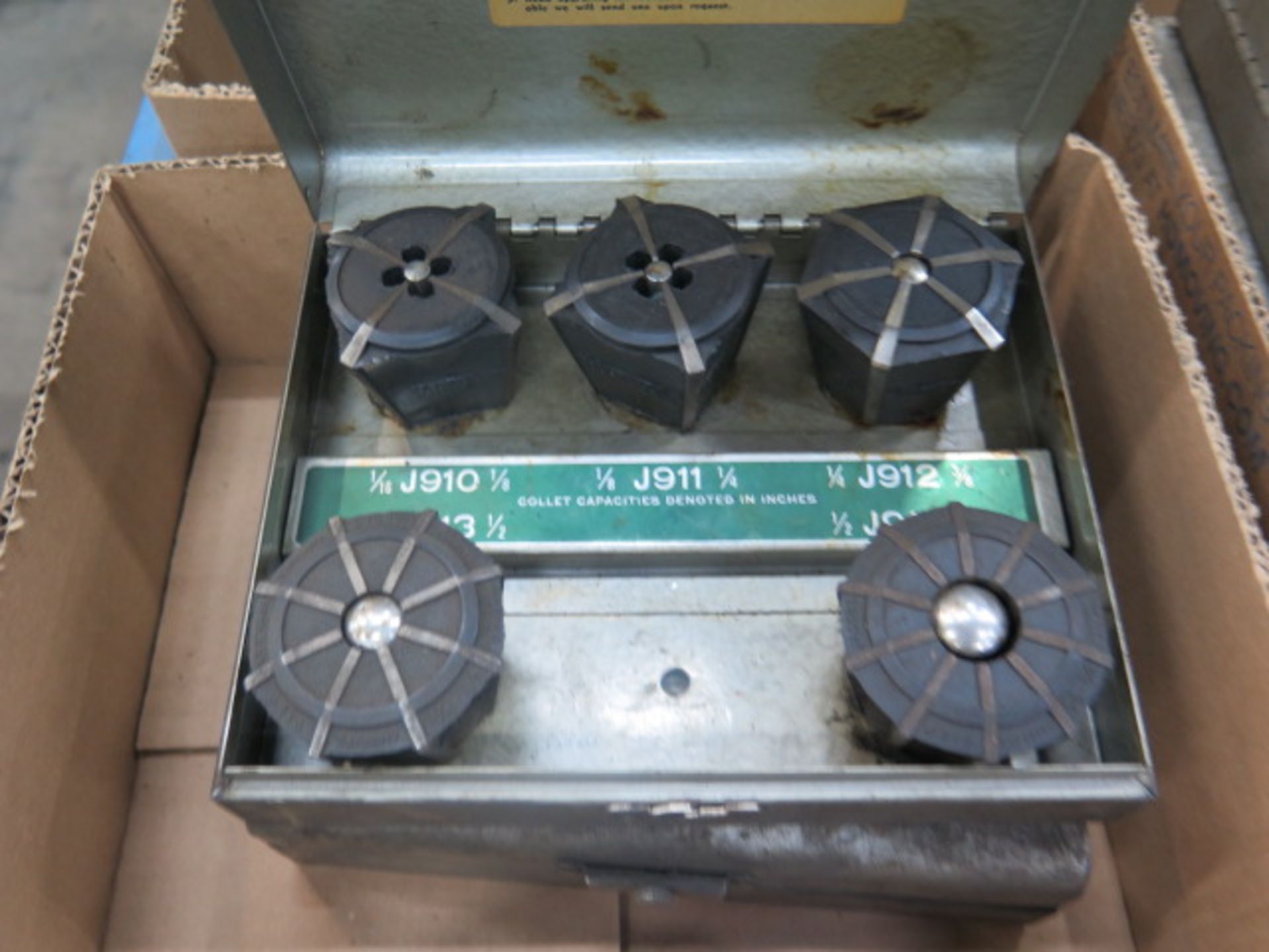 Jacobs Flex Collet Spindle Nose w/ (2) Flex Collet Sets (SOLD AS-IS - NO WARRANTY) - Image 5 of 7