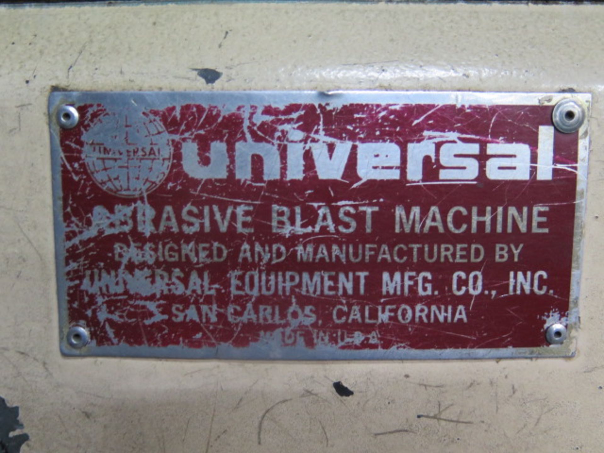 Universal Abrasive Blast Dry Blast Cabinet w/ Dust Collector (SOLD AS-IS - NO WARRANTY) - Image 7 of 7