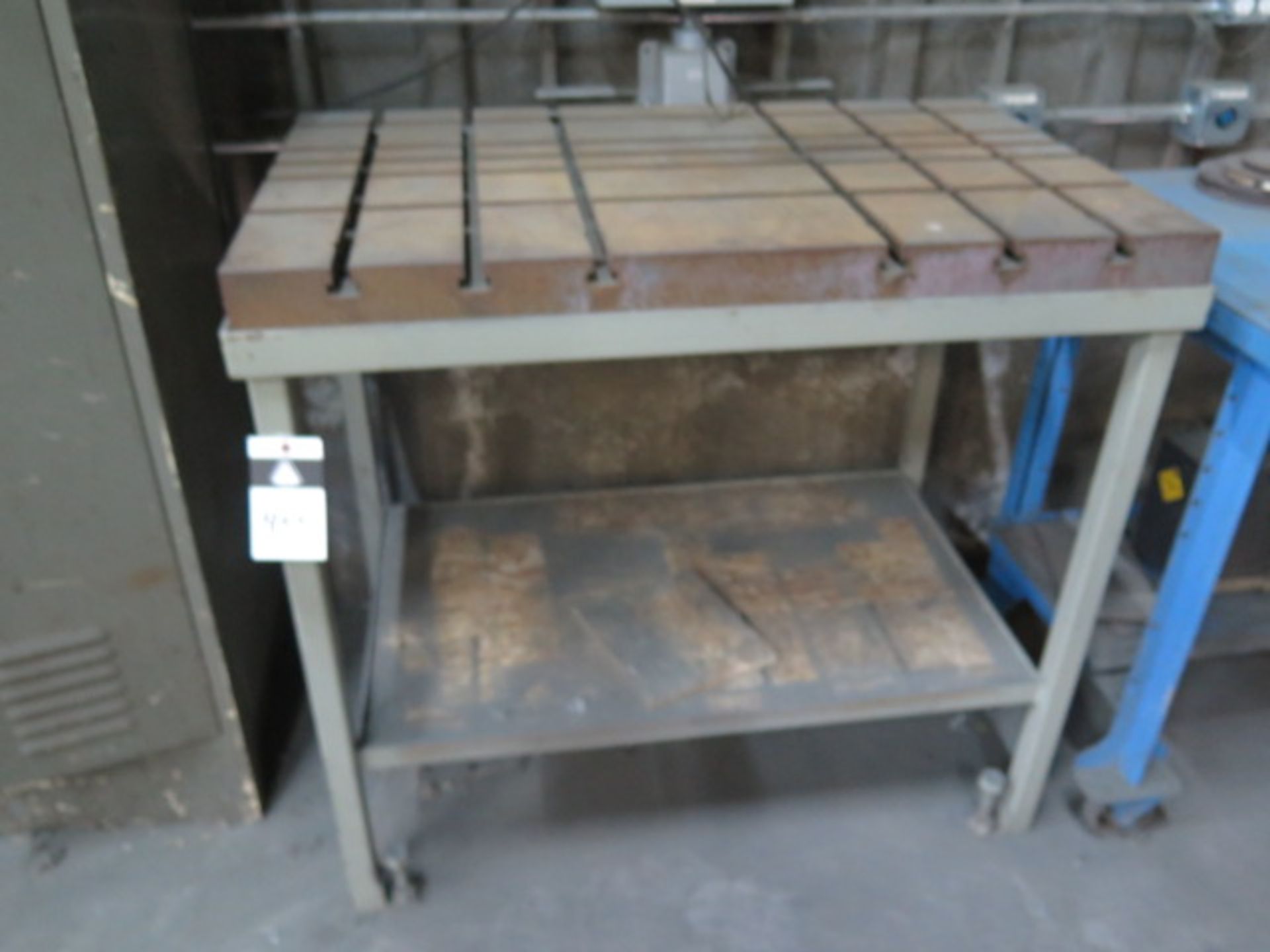 25" x 41" x 4" T-Slot Table w/ Stand (SOLD AS-IS - NO WARRANTY)