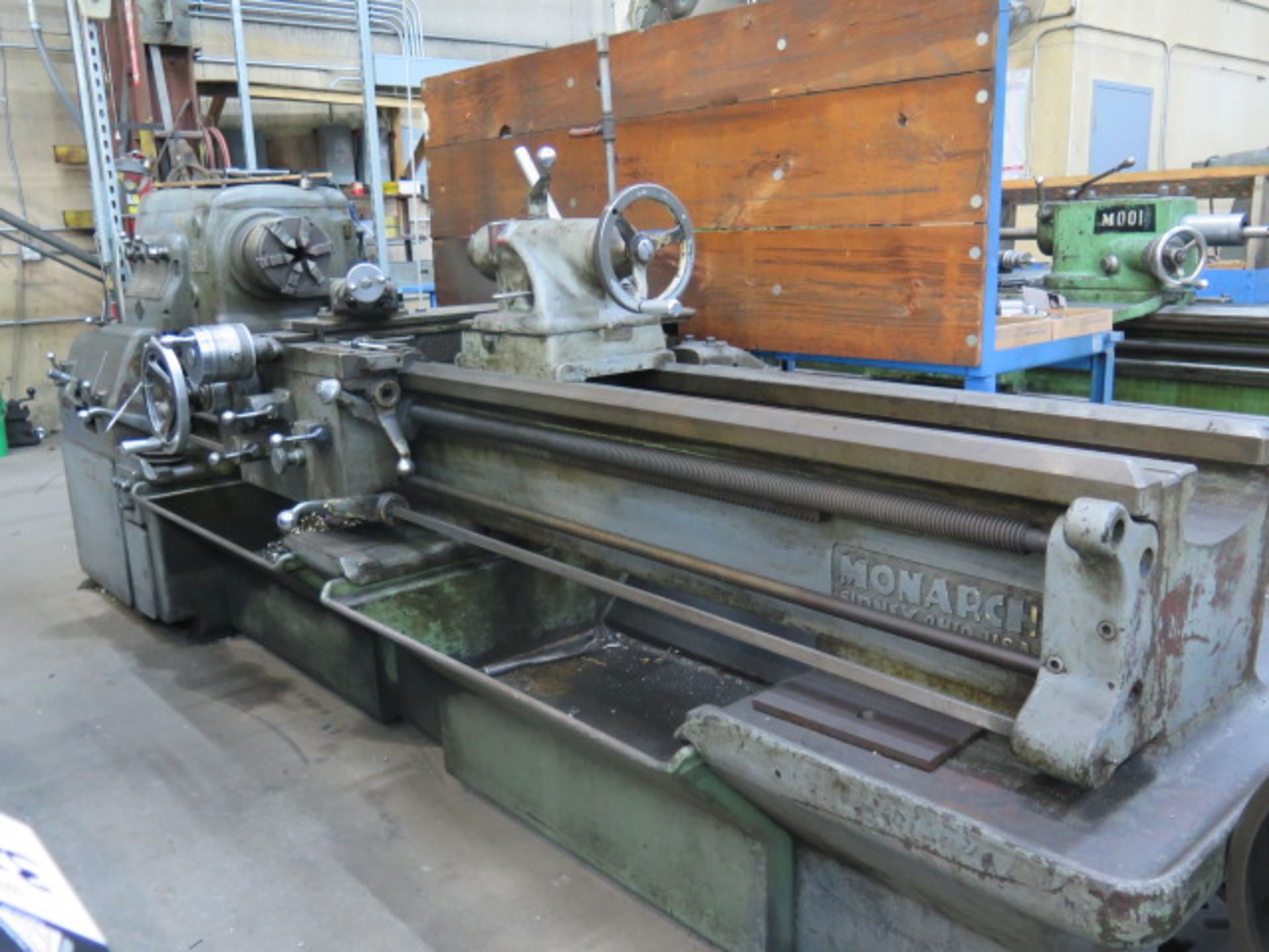 Monarch 19” x 78” Geared Head Lathe w/ 24-1000 RPM, Taper Attachment, Inch Threading, SOLD AS IS - Image 2 of 16