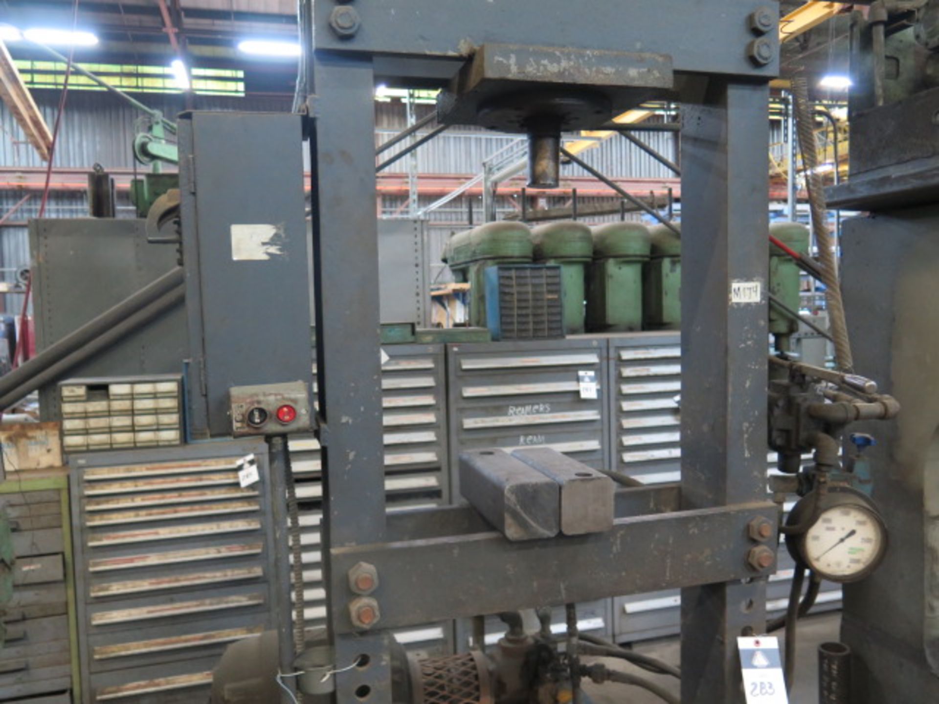 Hydraulic Long Stroke H-Frame Press (SOLD AS-IS - NO WARRANTY) - Image 4 of 8