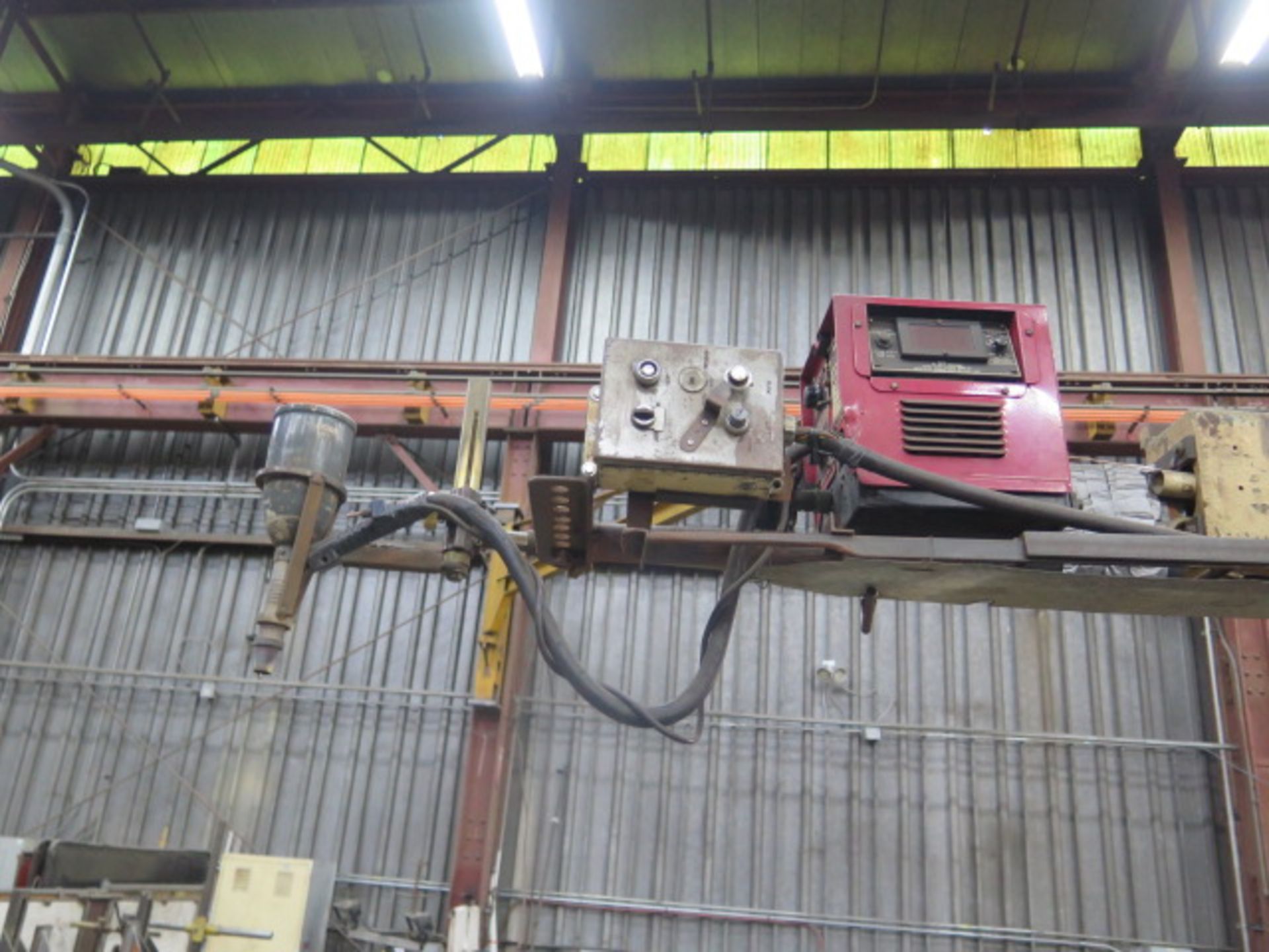 Pandjiris mdl 808 8’ x 8’ Welding Manipulator s/n 25-3016 w/ Lincoln Idealarc DC6=-600 DC,SOLD AS IS - Image 8 of 15