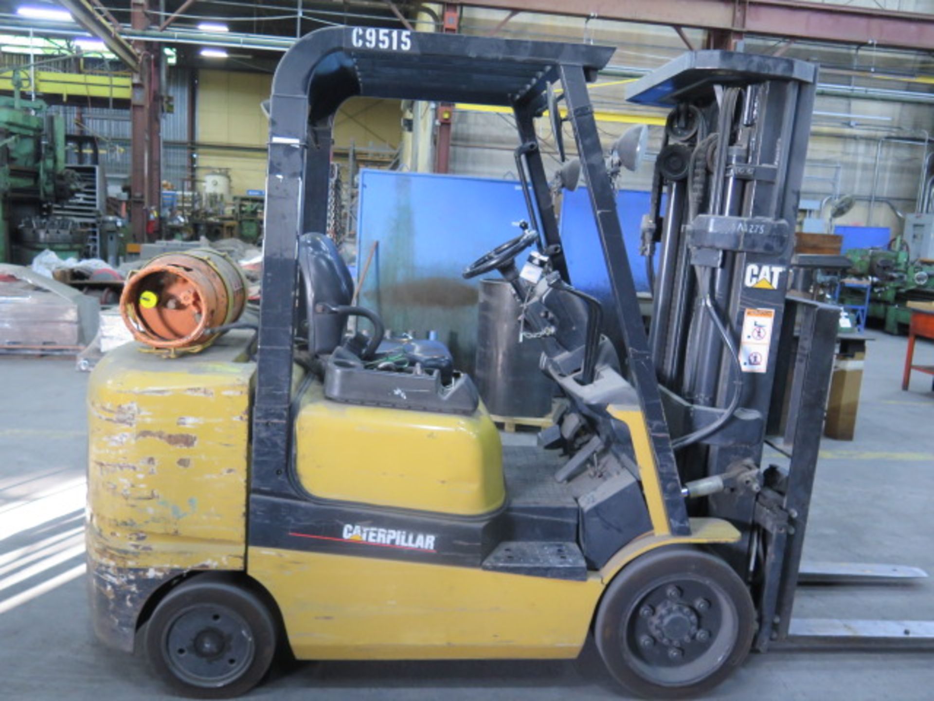 Caterpillar GC30K 3120 Lb Cap LPG Forklift s/n AT83C01757 w/ 3-Stage, 186” Lift Height, SOLD AS IS